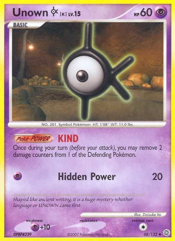 Unown K - 68/132 - EN