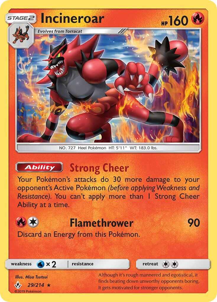 Incineroar - 29/214 - EN Incineroar - 29/214 - EN