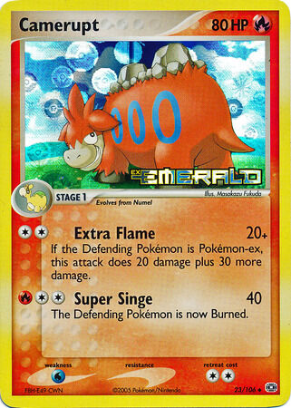 Camerupt - 23/106 - Reverse Holo - EN
