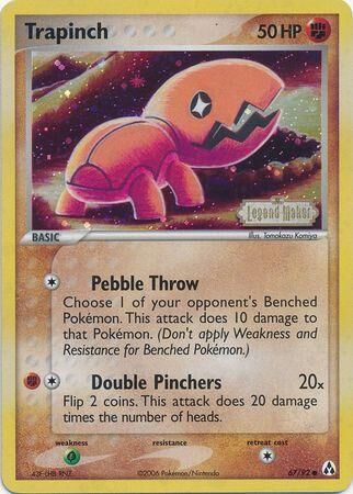 Trapinch - 67/92 - Reverse Holo - EN Trapinch - 67/92 - Reverse Holo - EN