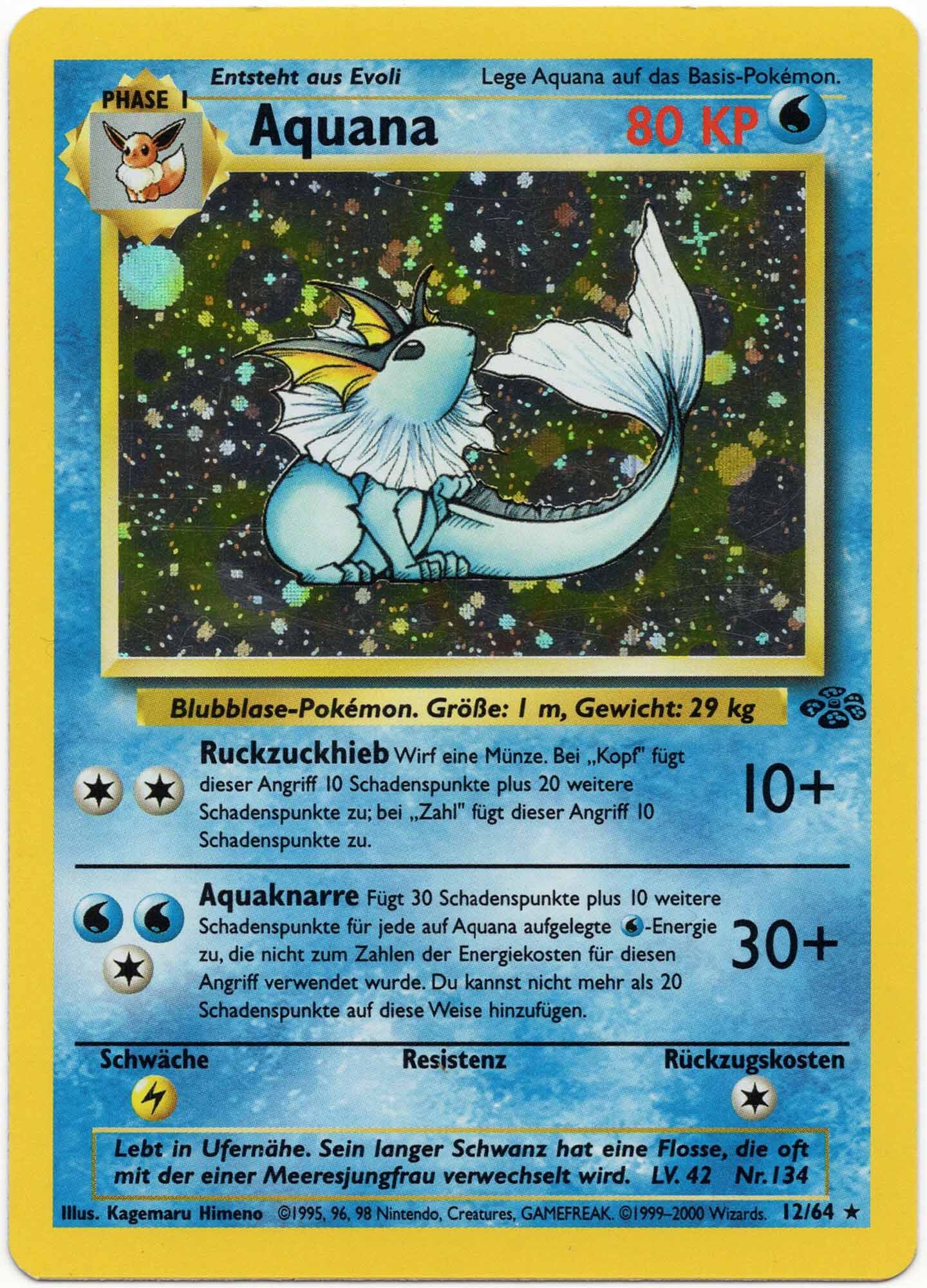 aquana-12-64-pokemon-tcg-lightly-played Aquana - 12/64 - Pokémon TCG - Lightly Played