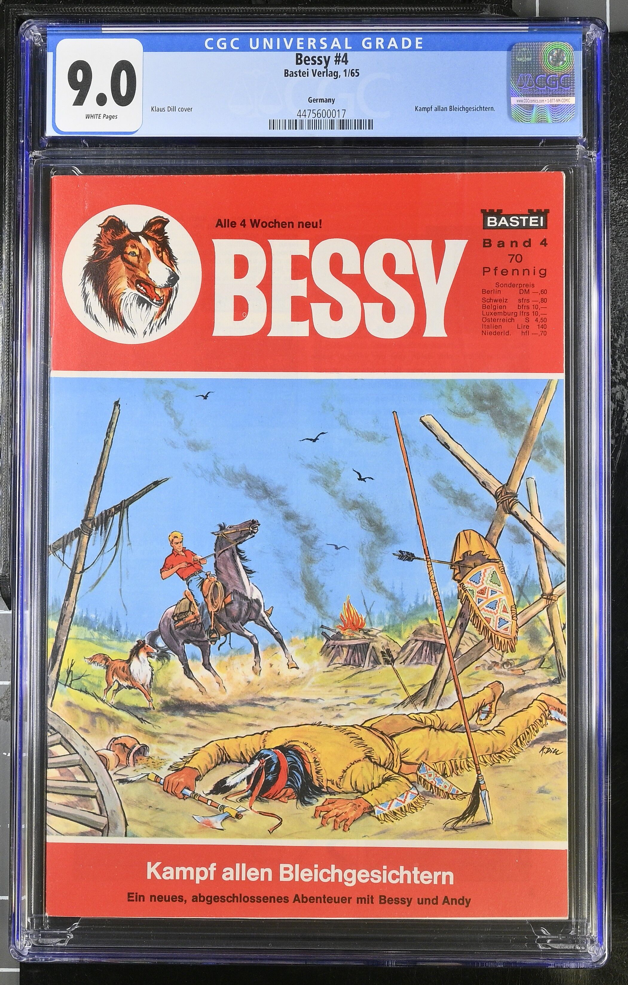 Bessy #4 CGC 9.0 Bessy #4 CGC 9.0