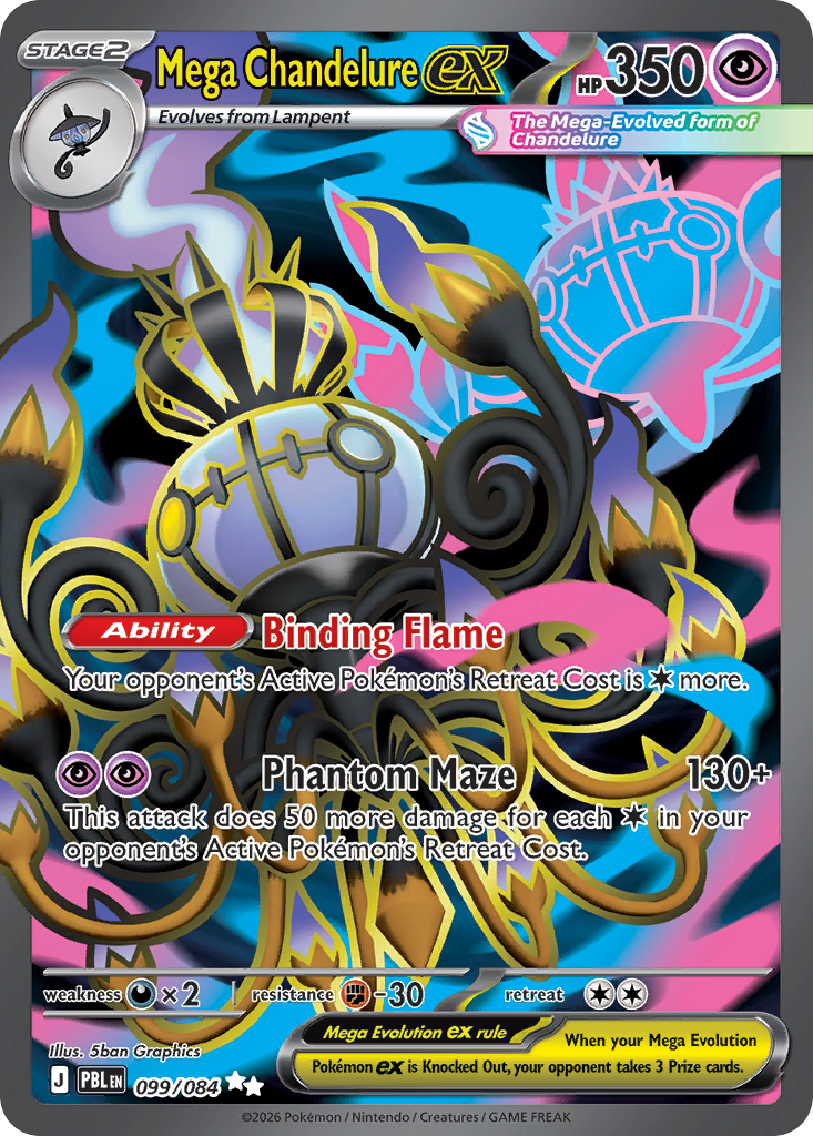 Mega Chandelure ex - 099/084 - EN