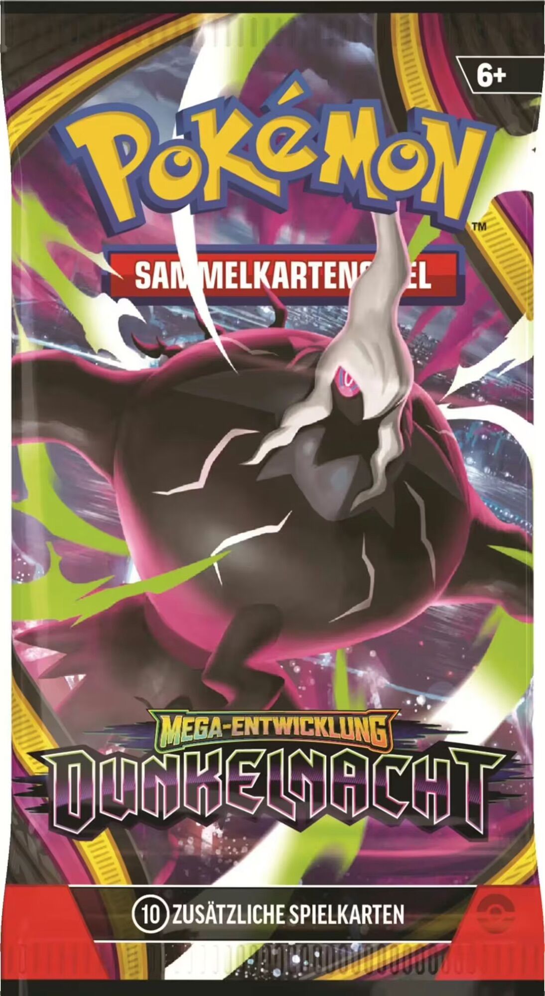  Pokémon TCG: Mega Evolution (ME05) - Dunkelnacht Booster 1 Random Booster Pack (10 Cards) - DE