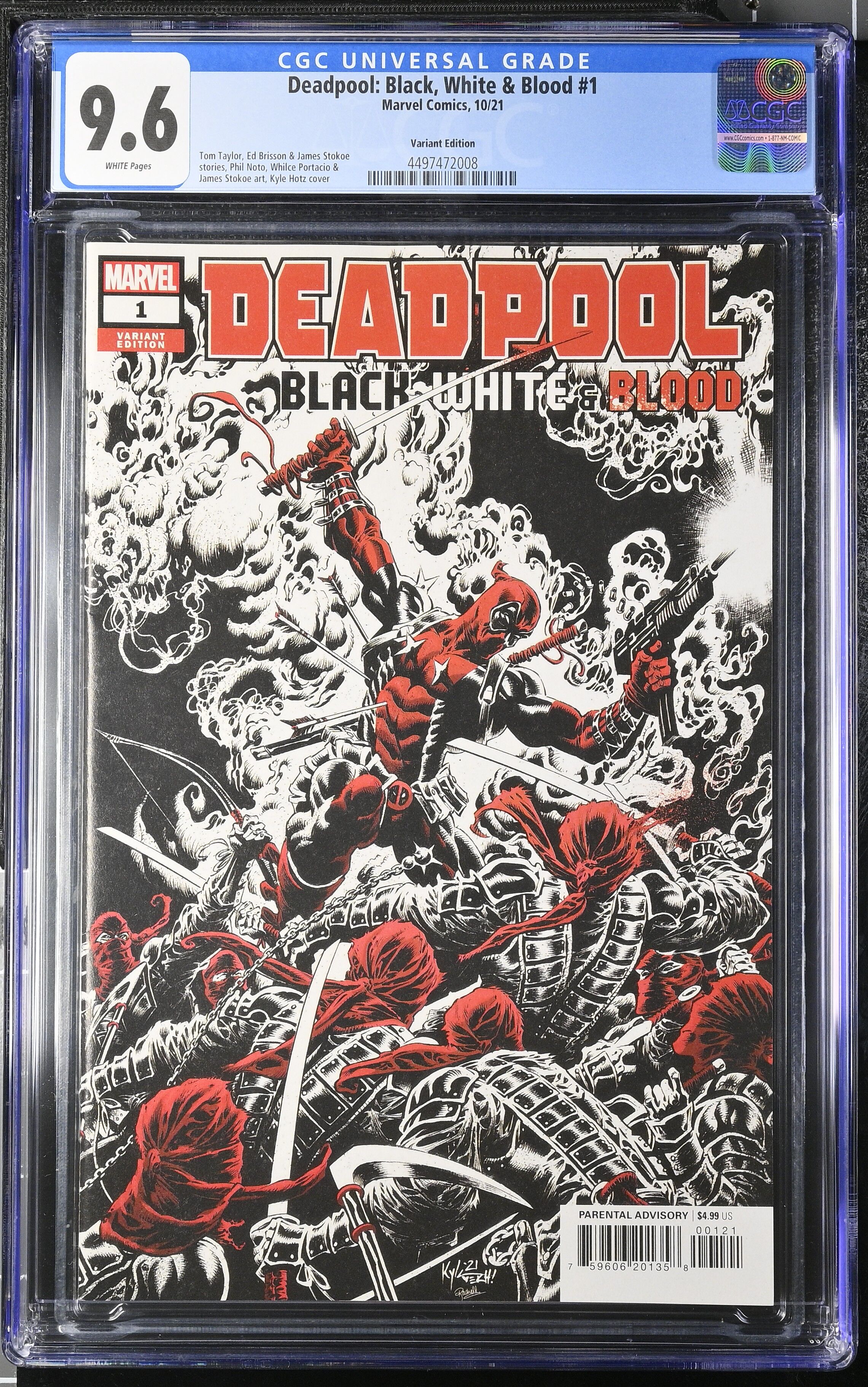 Deadpool: Black, White & Blood #1 CGC 9.6