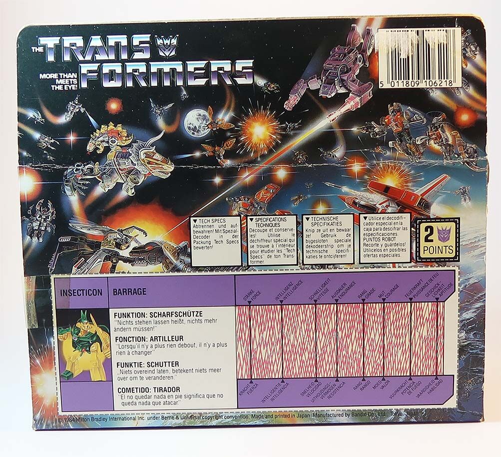 Insecticon Barrage Transformers