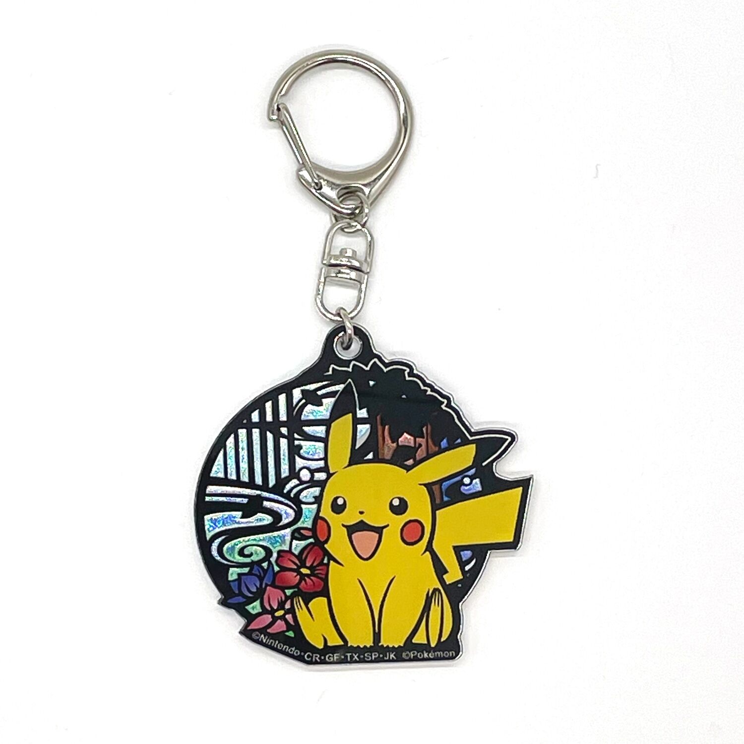Glizernder Schlüsselanhänger Pikachu