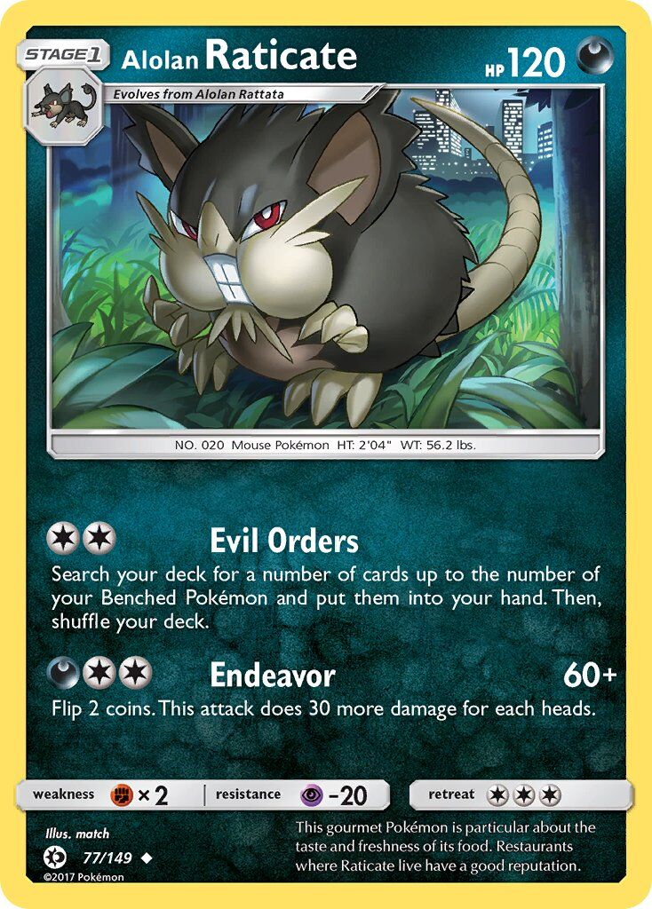 Alolan Raticate - 77/149 - EN Alolan Raticate - 77/149 - EN