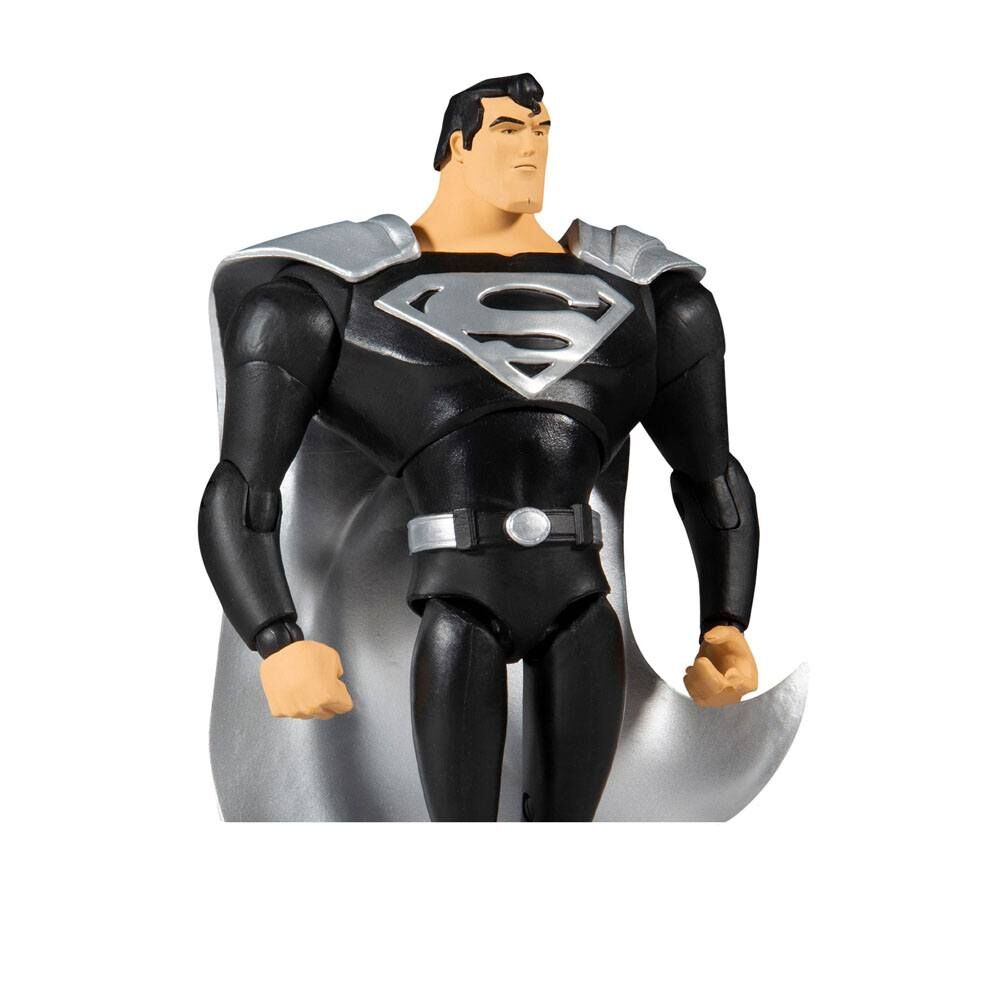 DC Multiverse Actionfigur Superman Black Suit Variant 18 cm