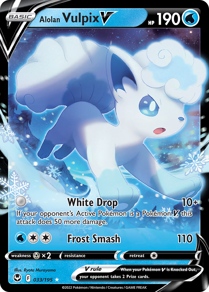 Alolan Vulpix V - 033/195 - EN