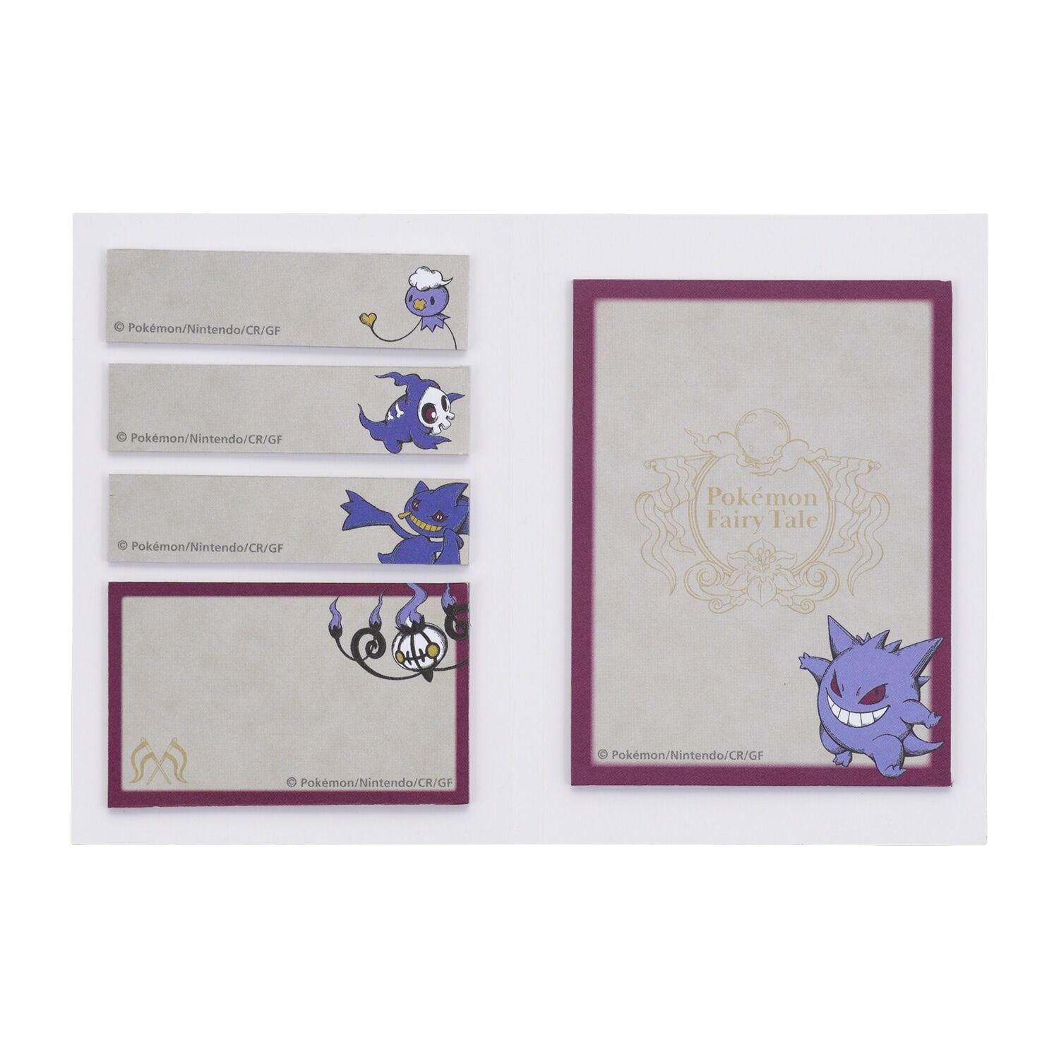 4521329358376_l Pokémon Center Original Book Type Sticky Note Fairy Tale Gengar