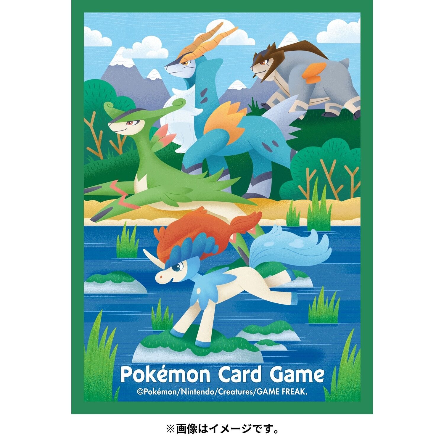 Pokemon Center Original Deck Sleeves Keldeo