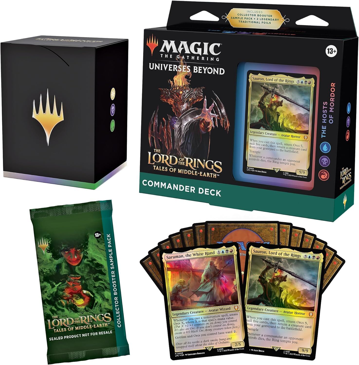 The Lord of the Rings: Tales of Middle-earth™ Commander Decks - The Hosts of Mordor - Magic the Gathering - EN The Lord of the Rings: Tales of Middle-earth™ Commander Decks - The Hosts of Mordor - Magic the Gathering - EN