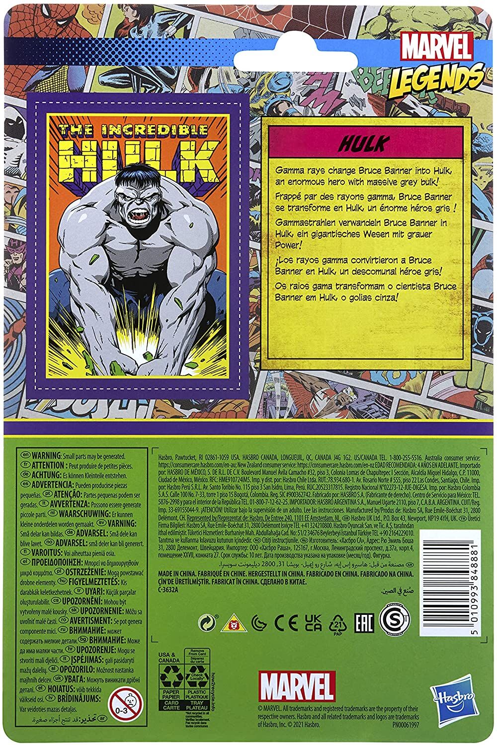 Grey Hulk Actionfigur Marvel Legends Retro Collection