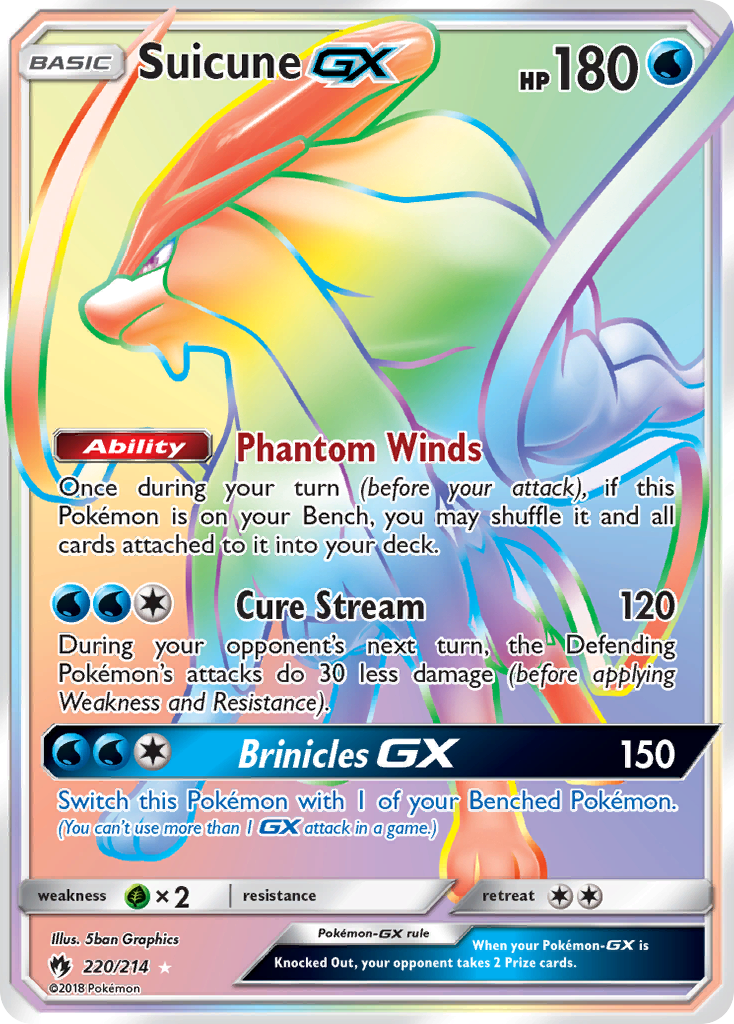 Suicune-GX - 220/214 - EN