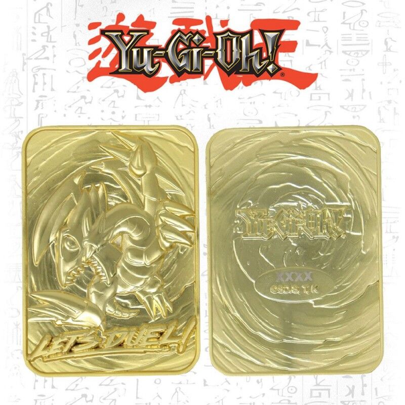 Yu-Gi-Oh! Blue Eyes Toon Dragon 24k Gold Plated Limited Edition Card