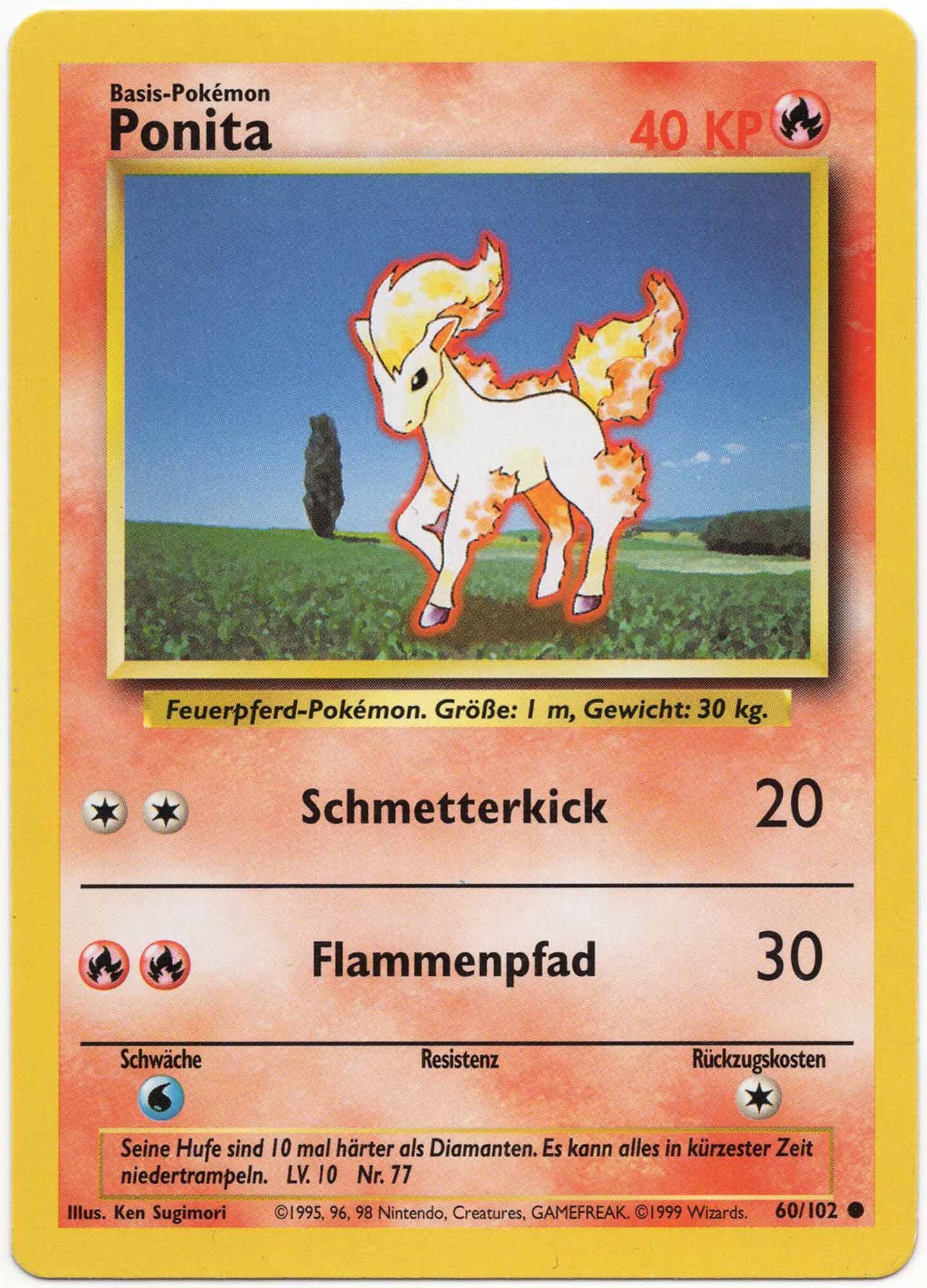ponita-60-102-pokemon-tcg-lightly-played Ponita - 60/102 - Pokémon TCG - Lightly Played
