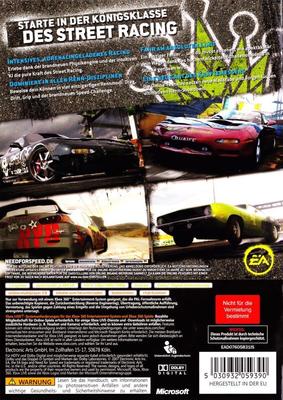 Need for Speed: ProStreet - Xbox 360