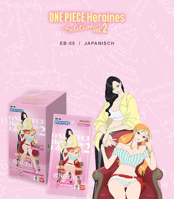 One Piece EB05 Heroines Edition Vol.2 japanische Booster und Displays