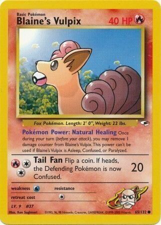 Blaine’s Vulpix - 65/132 - Unlimited - EN