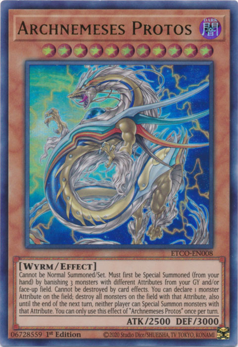 Oberster Todfeind Protos - ETCO-008 - Ultra Rare - 1. Auflage Oberster Todfeind Protos - ETCO-008 - Ultra Rare - 1. Auflage