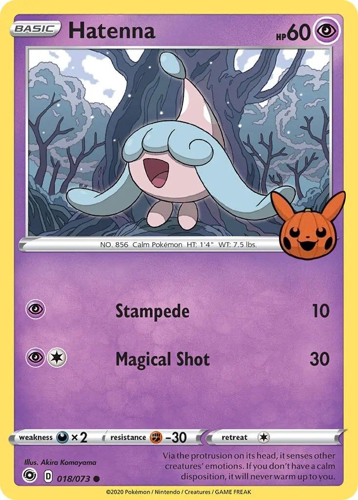Hatenna - 018/073 - Pokémon TCG - Near Mint - EN
