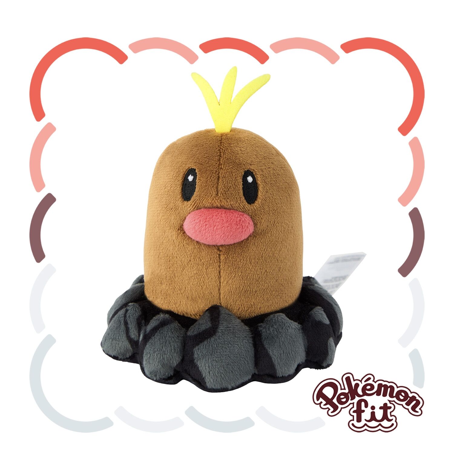 Diglett (Alolan Form) Sitting Cuties Plush - 13.0 cm