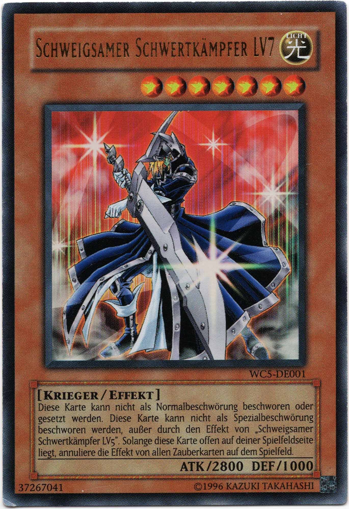 Schweigsamer Schwertkämpfer LV7 - WCS-DE001 - Ultra Rare (Moderately Played)