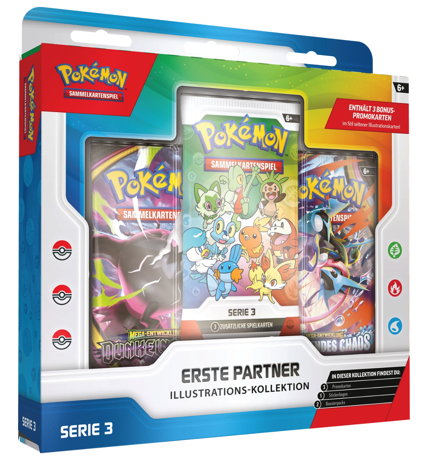 Pokémon TCG: Erste Partner Illustrations-Kollektion - Serie 3 - DE Pokémon TCG: Erste Partner Illustrations-Kollektion - Serie 3 - DE