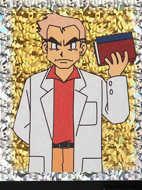 Prof.Oak-Prism - S33 - Merlin Sticker Series 1