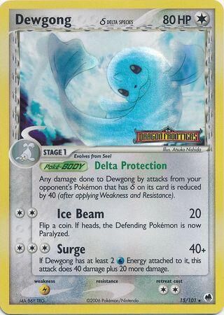 Dewgong - 15/101 - Reverse Holo - EN Dewgong - 15/101 - Reverse Holo - EN