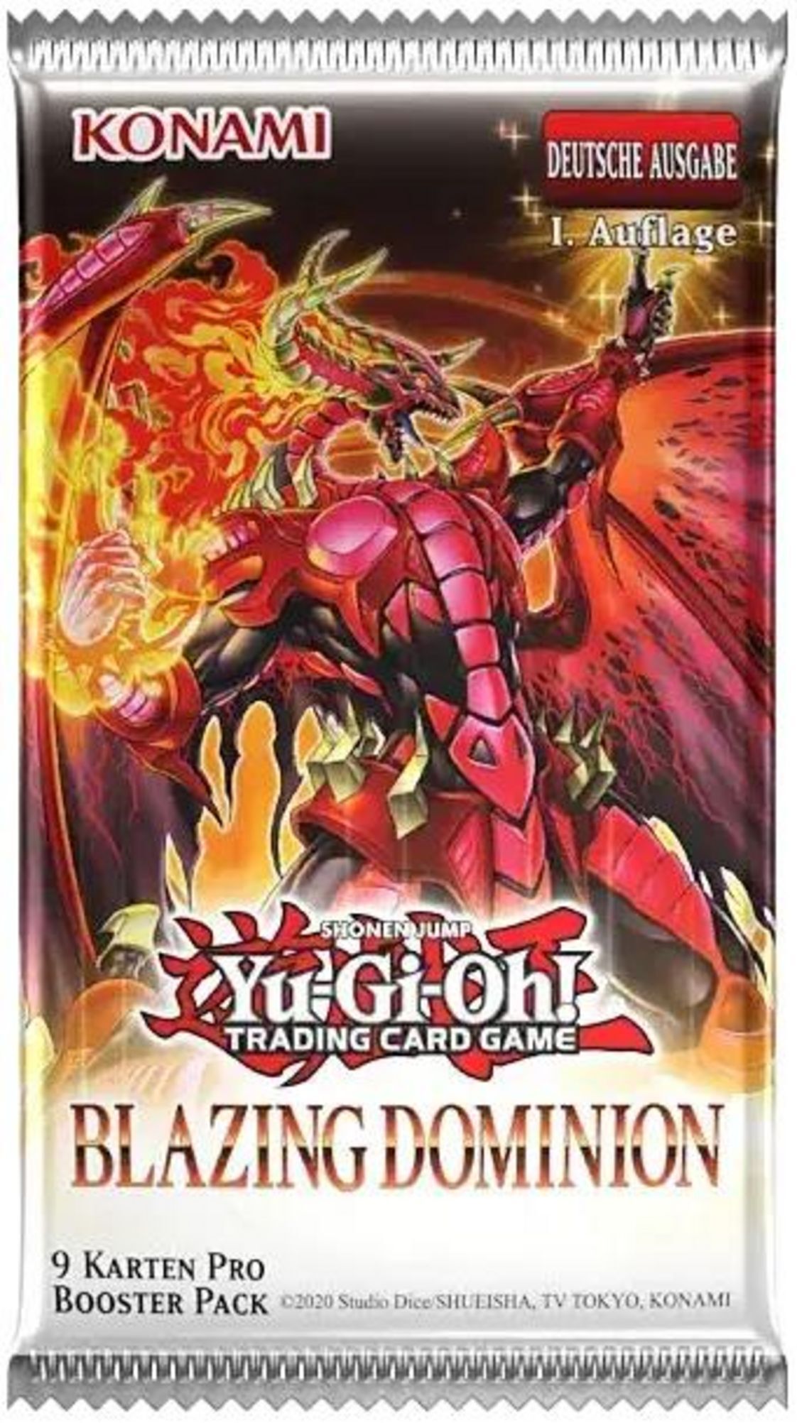 Blazing Dominion Booster Pack - 1. Auflage - Yu-Gi-Oh! - DE