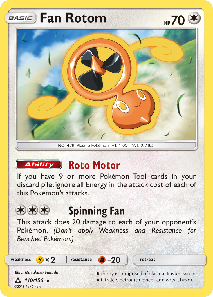 Fan Rotom - 110/156 - EN Fan Rotom - 110/156 - EN