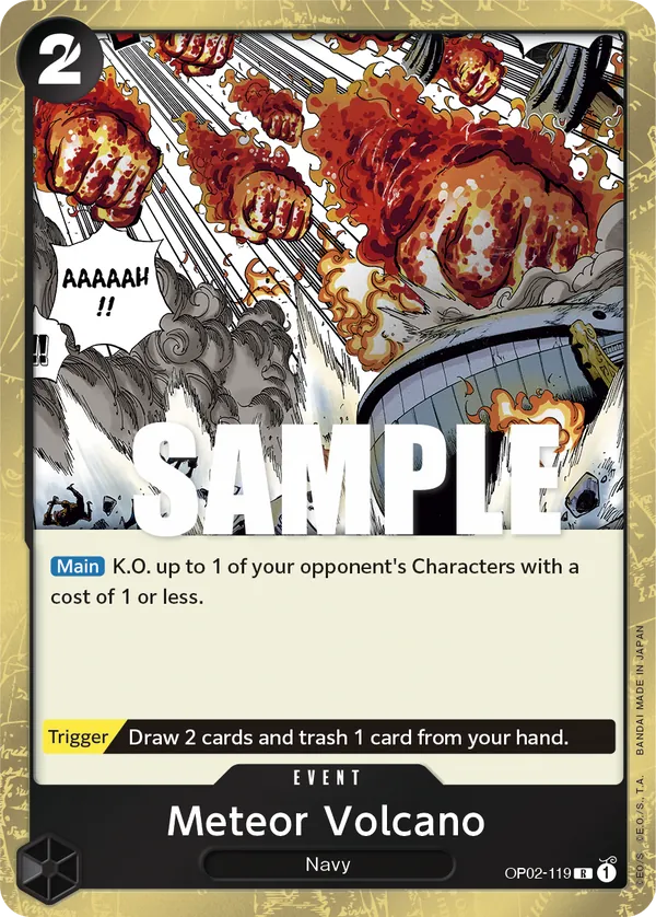 Meteor Volcano - OP02-119