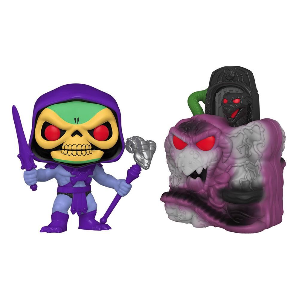 Masters of the Universe POP! Town Vinyl Figur Snake Mountain w/Skeletor 9 cm Masters of the Universe POP! Town Vinyl Figur Snake Mountain w/Skeletor 9 cm