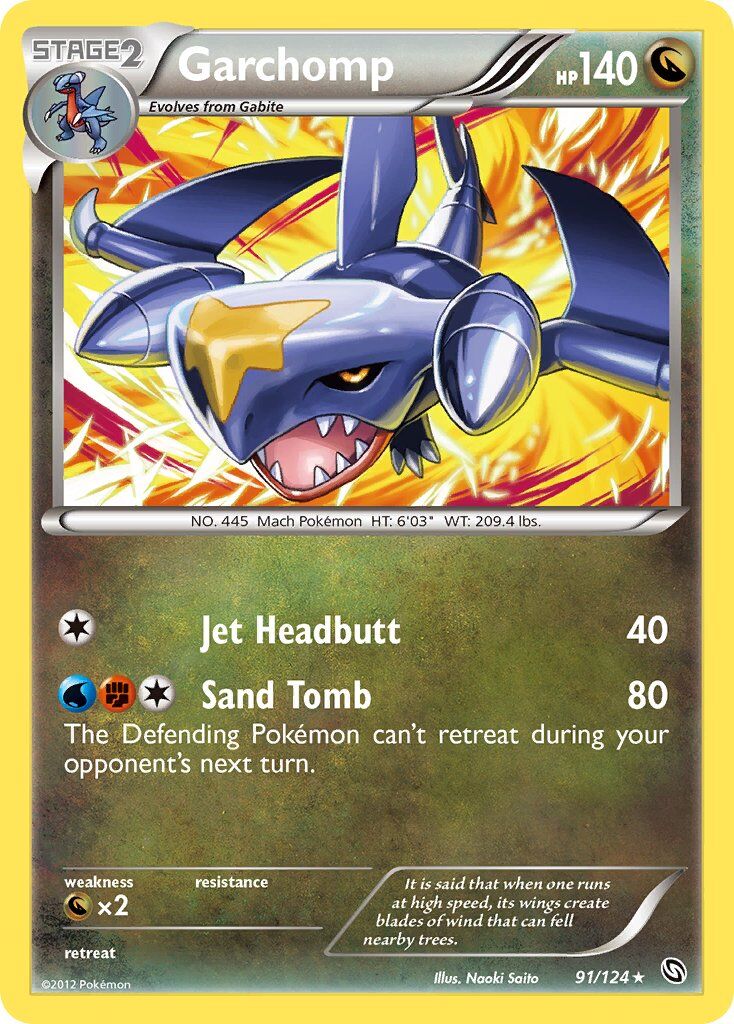 Garchomp - 91/124 - EN Garchomp - 91/124 - EN