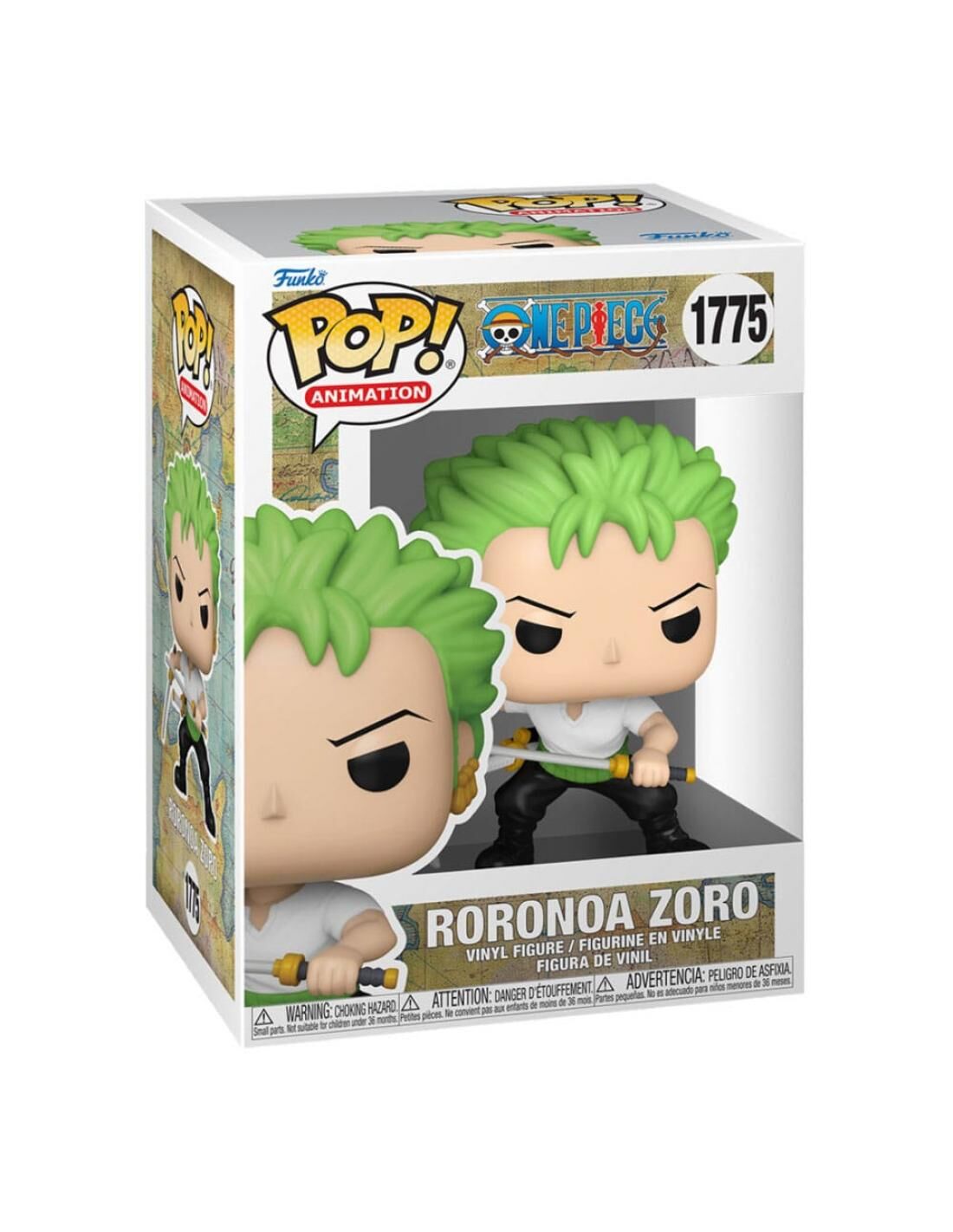 One Piece POP! Animation Vinyl Figur Roronoa Zoro (Refresh) 9 cm One Piece POP! Animation Vinyl Figur Roronoa Zoro (Refresh) 9 cm