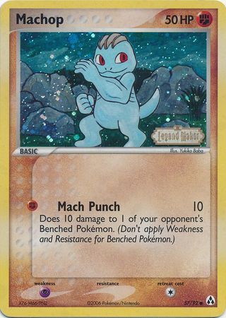 Machop - 57/92 - Reverse Holo - EN