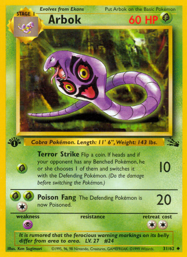 Arbok - 31/62 - Unlimited - EN
