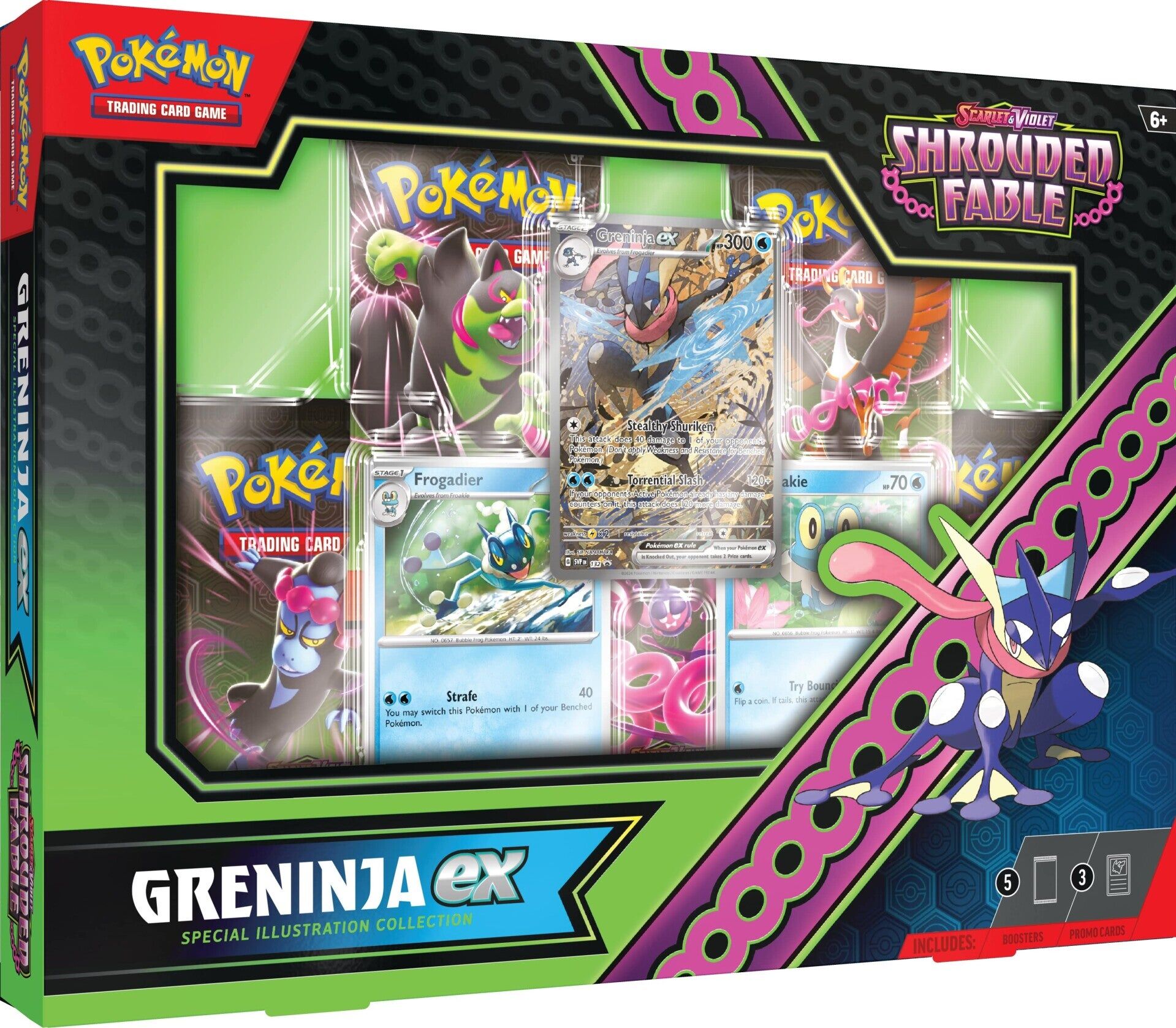 Pokémon Shrouded Fable SV06.5 - Greninja ex Special Illustration Collection Box - EN