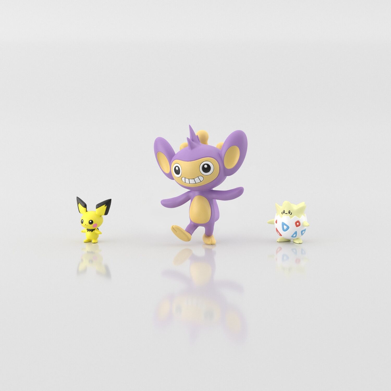 Scale World Johto Region 10 Pichu & Togepi & Griffel