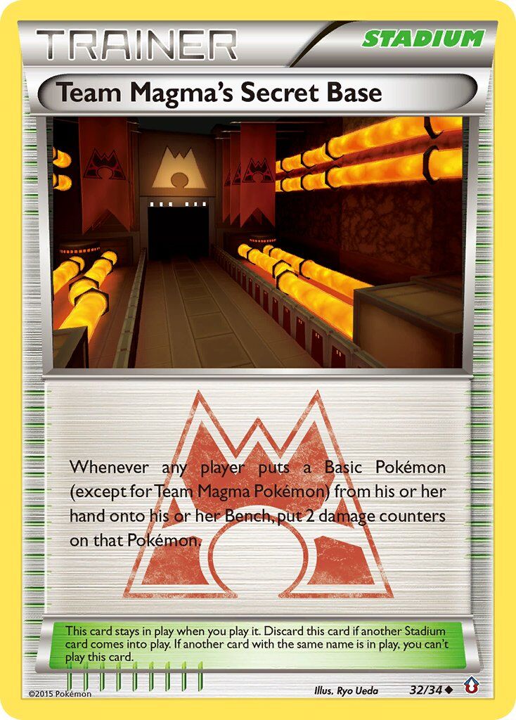 Team Magma’s Secret Base - 32/34 - EN Team Magma’s Secret Base - 32/34 - EN
