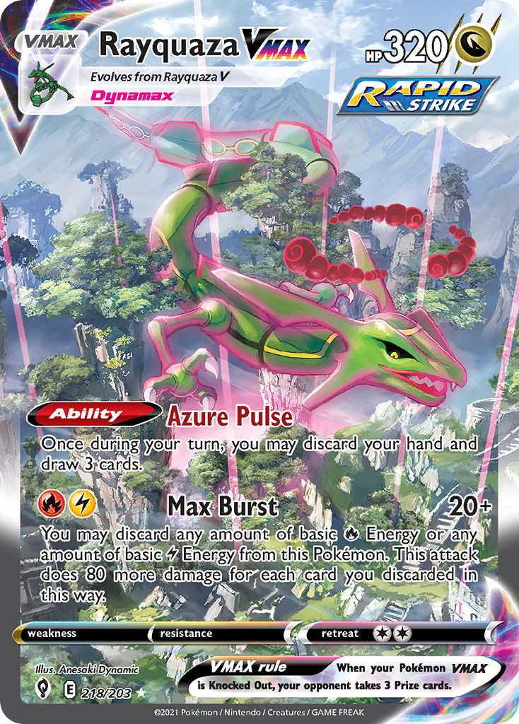 Rayquaza VMAX - 218/237 - EN Rayquaza VMAX - 218/237 - EN