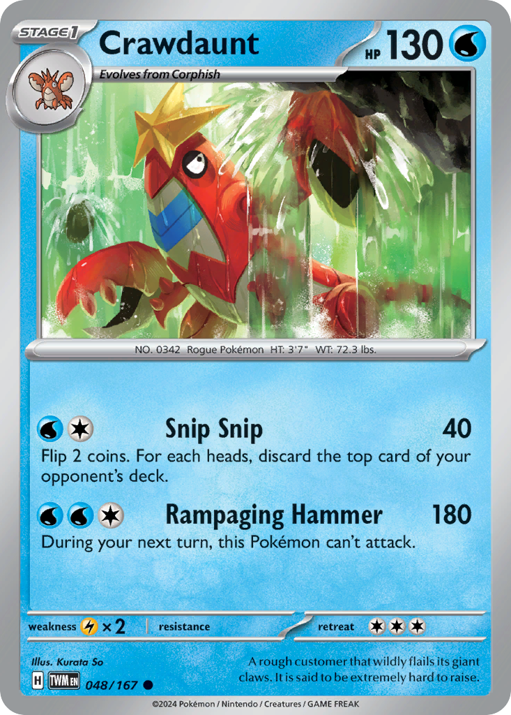 Crawdaunt - 048/167 - EN