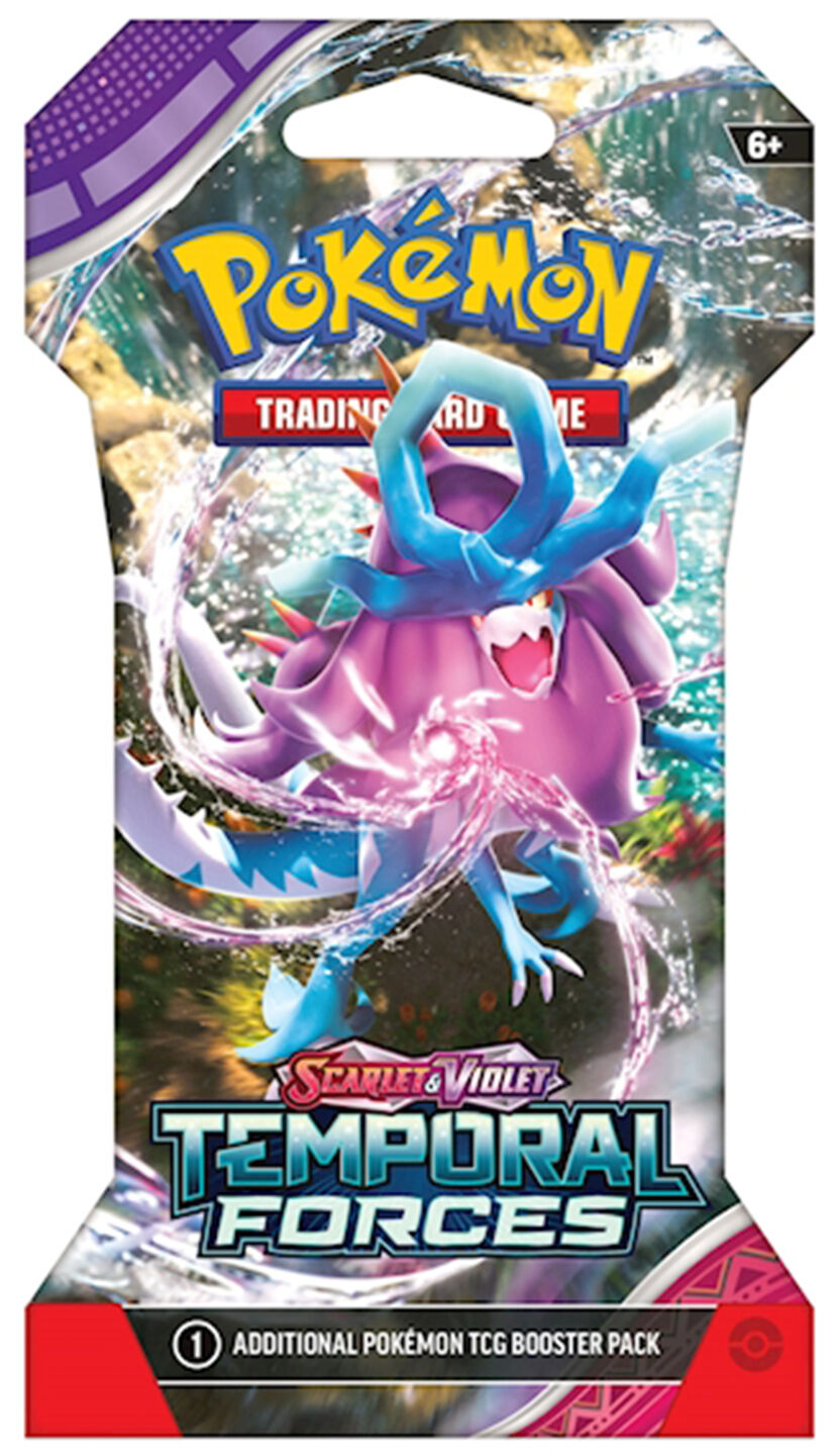 Pokémon TCG: Scarlet & Violet - Temporal Forces Sleeved Booster Pack (10 Cards) - EN