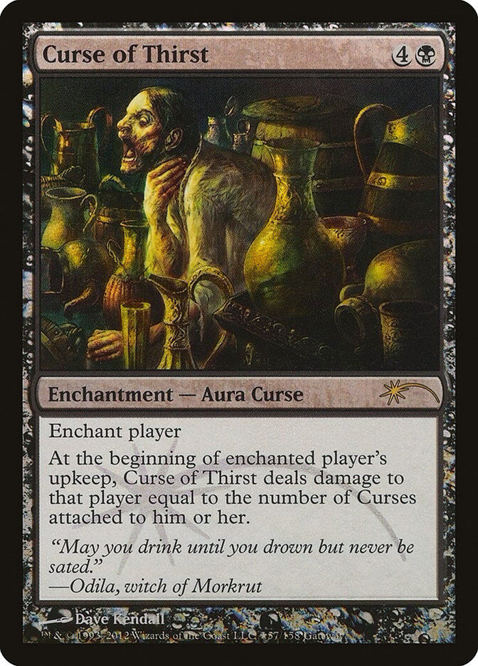 Curse of Thirst - WPN Promo Holo - MTG - Near Mint - EN