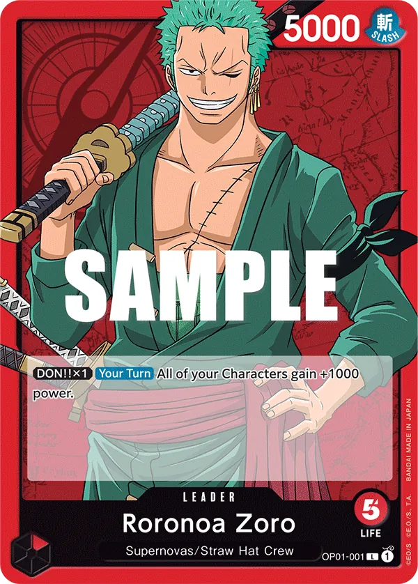 Roronoa Zoro - OP01-001 Roronoa Zoro - OP01-001