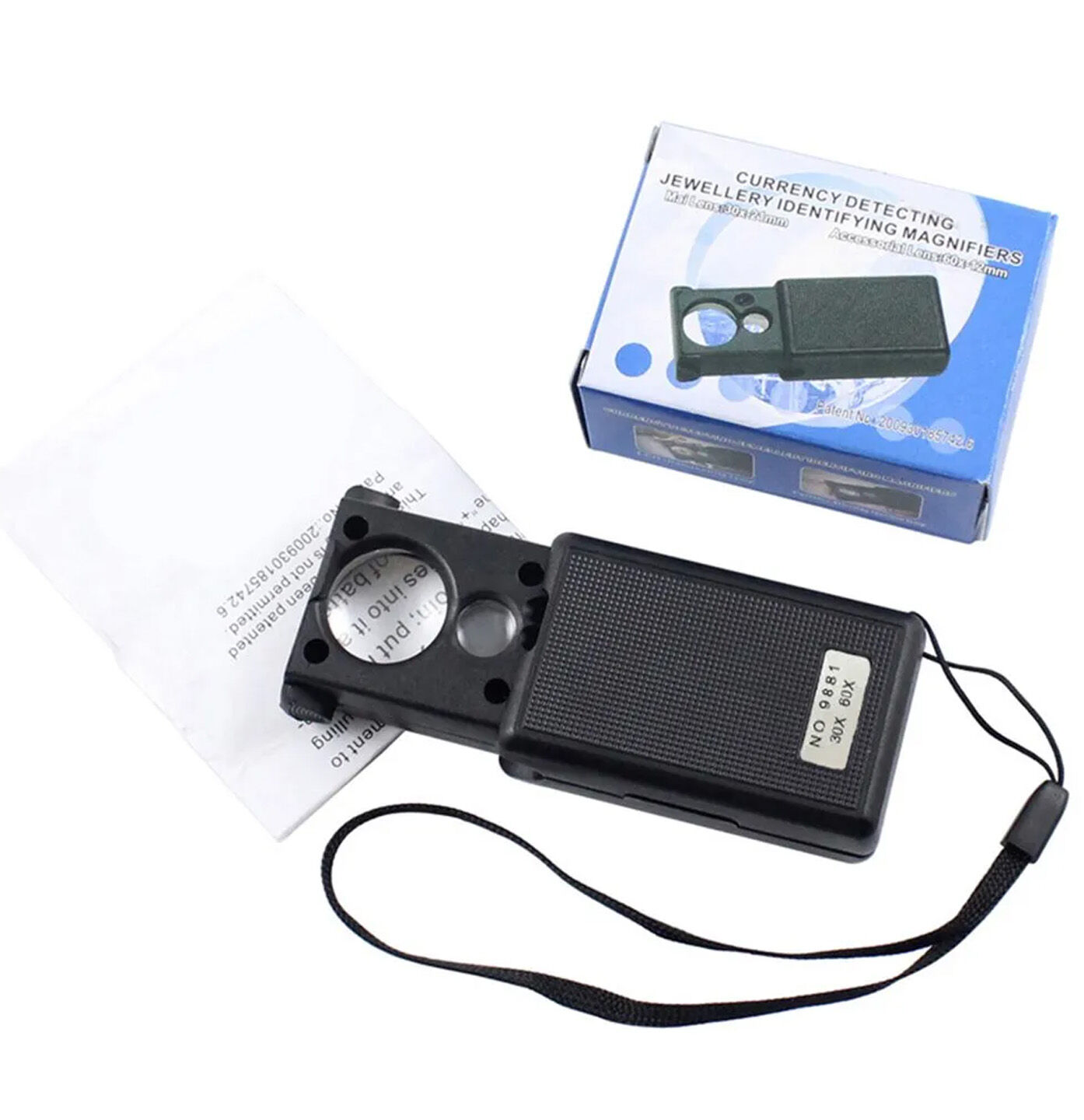 LED Lupe Tragbare Mikroskop Lupe - 30x/60x vergrössert
