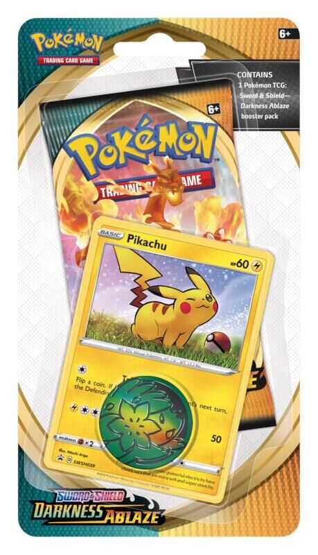 Pokémon Sword&Shield Darkness Ablaze: Pikachu Checklane Blister - EN