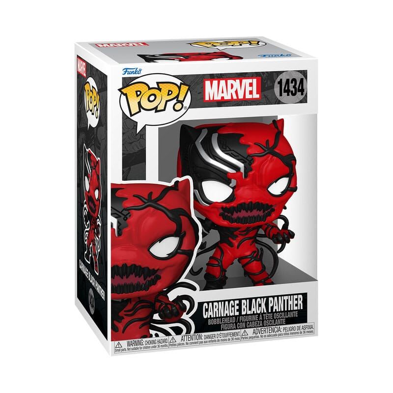 Marvel POP! Vinyl Figur Carnageized - Black Panther 9 cm 